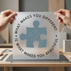 What Makes You Different Empowerment Collection Positive Vibes Collection Ready to Press DTF Transfer for Dtf