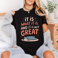 What Not Great Cat Mom Dad Ready to Press DTF Transfer for Dtf