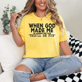 When God Made Me | Joyful Creation Tee - Luckets.com