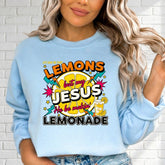When Life Gives Lemons But My Jesus | Faith & Comfort Sweatshirt - Luckets.com