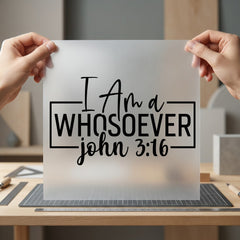 Whosoever John Christian Diy Christian Faith Ready to Press DTF Transfer for Dtf