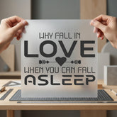 Why Fall Love Retro Valentine Funny Ready to Press DTF Transfer for Dtf