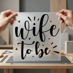 Wife Script Bridal Shower Engagement Season Collection Bridal Crew Collection Ready to Press DTF Transfer for Dtf