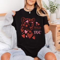 Wild About You Leopard Valentine Leopard Ready to Press DTF Transfer for Dtf