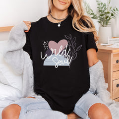 Wild Soul Boho Heart Vintage Boho Ready to Press DTF Transfer for Dtf