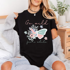 Wild While Butterfly Boho Boho Aesthetic Ready to Press DTF Transfer for Dtf