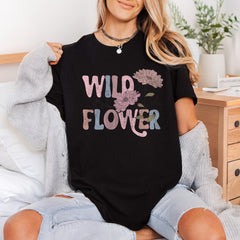 Wildflower Retro Boho Floral Vintage Retro Ready to Press DTF Transfer for Dtf