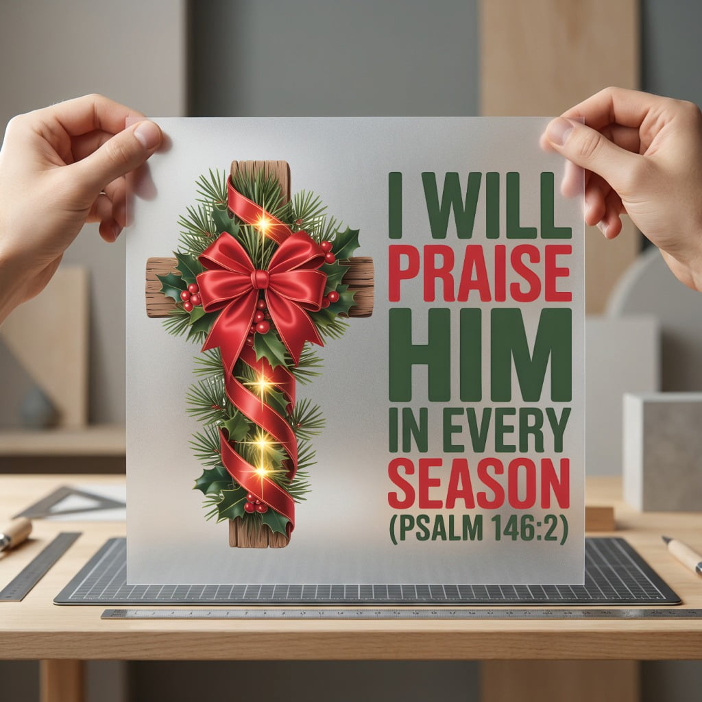 Will Praise Him Christian Christian Faith Ready to Press DTF Transfer for Dtf