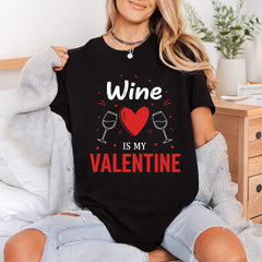 Wine Valentine Day Diy Valentine Funny Ready to Press DTF Transfer for Dtf