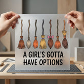 Witchy Broom Options Halloween Halloween Autumn Ready to Press DTF Transfer for Dtf