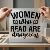 Women Who Read Books Aesthetic Ready to Press DTF Transfer for Dtf