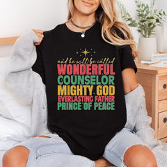 Wonderful Counselor Christmas Season Christian Faith Ready to Press DTF Transfer for Dtf