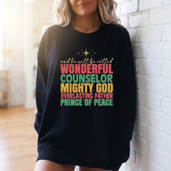 Wonderful Counselor | Names of Christ Sweatshirt - Luckets.com