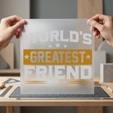 World Greatest Friend Retro Retro Ready to Press DTF Transfer for Dtf