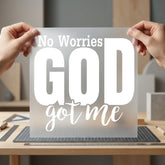Worries God Got Faith-based Christian Faith Ready to Press DTF Transfer for Dtf