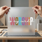 Worship Cardio Motivational Diy Christian Faith Ready to Press DTF Transfer for Dtf