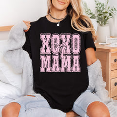Xoxo Mama Red Rustic Valentine Mom Ready to Press DTF Transfer for Dtf