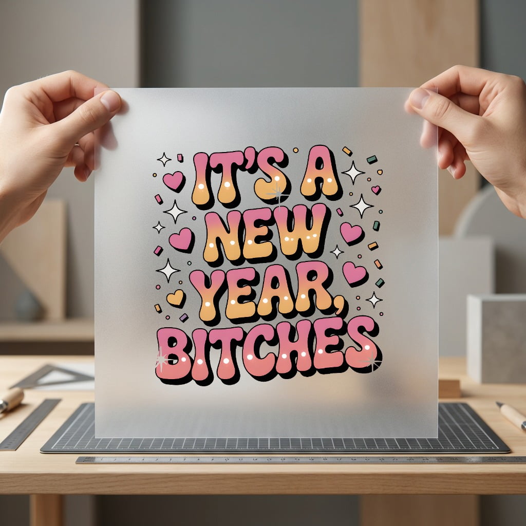 Year Bitches Retro Diy Retro Aesthetic Ready to Press DTF Transfer for Dtf