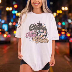 Year Disco Ball Retro Vintage Retro Ready to Press DTF Transfer for Dtf