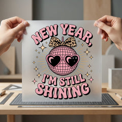 Year Still Shining Retro Retro Aesthetic Ready to Press DTF Transfer for Dtf