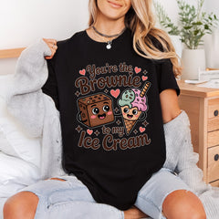 You Brownie Ice Cream Valentine Ready to Press DTF Transfer for Dtf