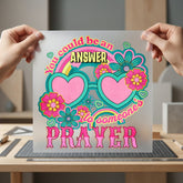 You Could Answer Someone Faith Retro Ready to Press DTF Transfer for Dtf