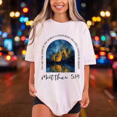 You Light World Scripture Christian Faith Ready to Press DTF Transfer for Dtf