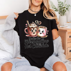 You Marshmallow Hot Chocolate Valentine Ready to Press DTF Transfer for Dtf