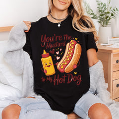 You Mustard Hot Dog Valentine Funny Ready to Press DTF Transfer for Dtf