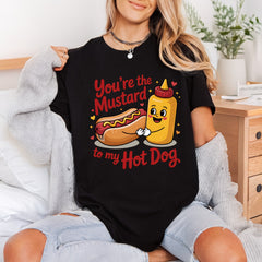 You Mustard Hot Dog Valentine Funny Ready to Press DTF Transfer for Dtf