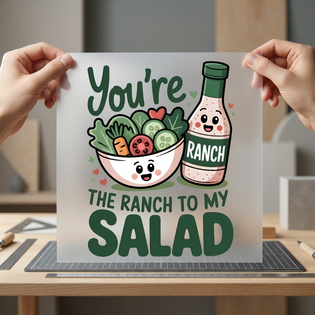 You Ranch Salad Foodie Funny Sarcastic Ready to Press DTF Transfer for Dtf