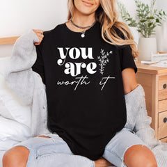 You Worth Motivational Diy Aesthetic Ready to Press DTF Transfer for Dtf