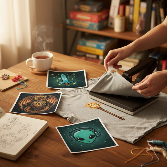 Geek & Fantasy DTF Transfers: Level Up Your Apparel DIY