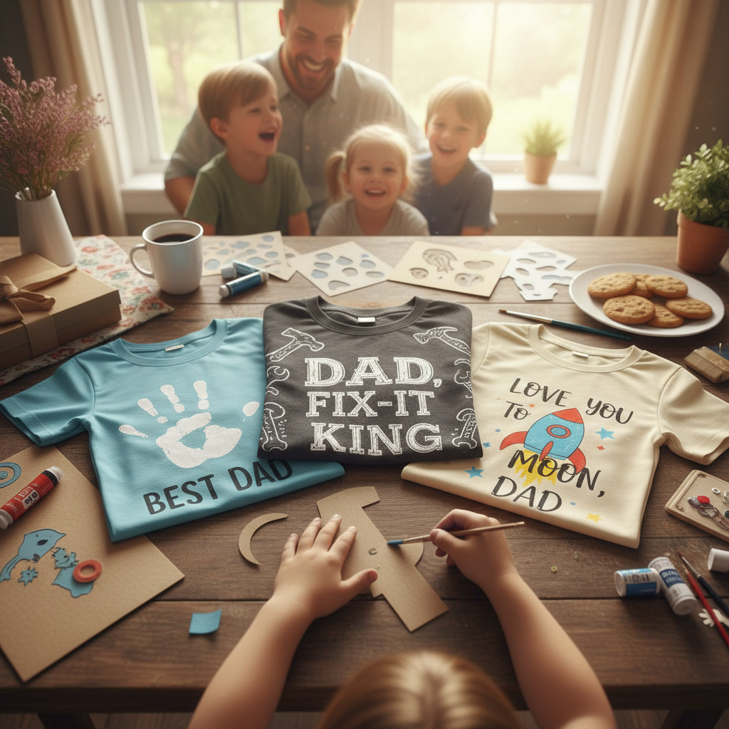 Handmade Father's Day Gifts: DIY Custom Shirts for Dad