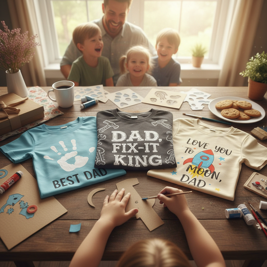 Handmade Father's Day Gifts: DIY Custom Shirts for Dad