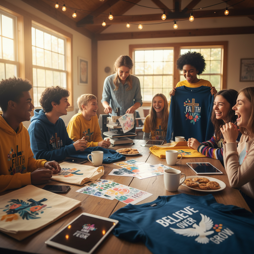 Empower Your Faith: Youth Group Style DTF Transfers