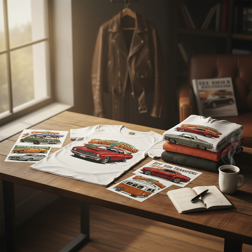 Rev Up Your Style: The Ultimate Classic Cars DTF Collection