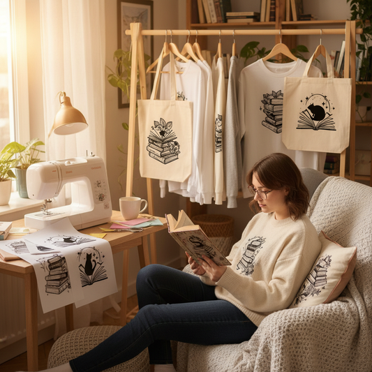 Create Your Dream Reading Wardrobe with Bookish DTF Transfers