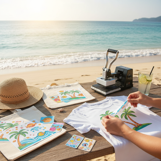 Create Your Own Paradise with Beach & Ocean DTF Transfers