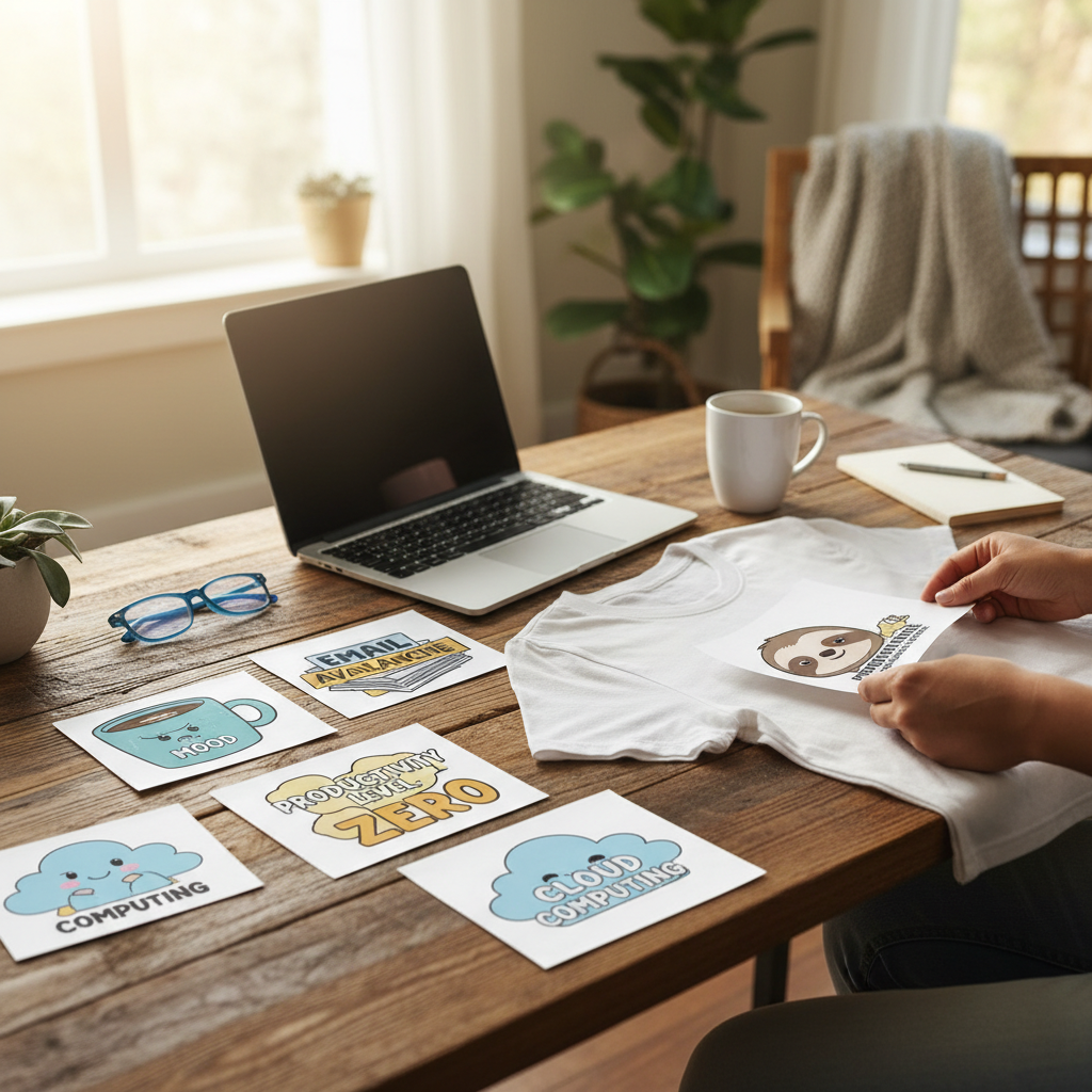 Funny Work DTF Transfers: Brighten Your 9-to-5