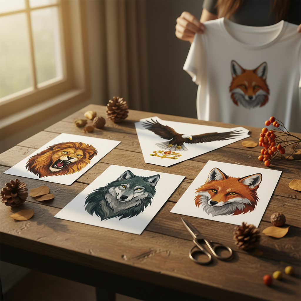 Embrace the Wild: Creative Wildlife DTF Transfer Ideas