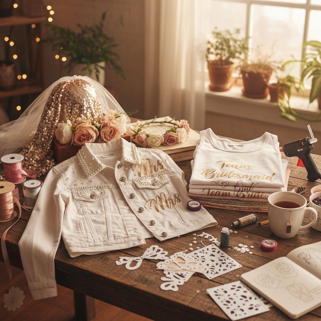 Custom DIY Wedding & Bachelorette Party Apparel Guide