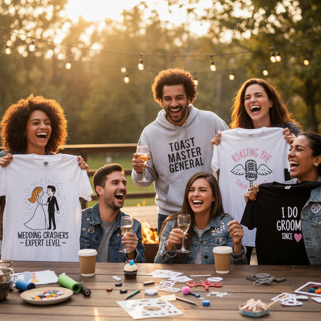 Wedding Humor & Heartfelt Toasts: DIY Custom Apparel
