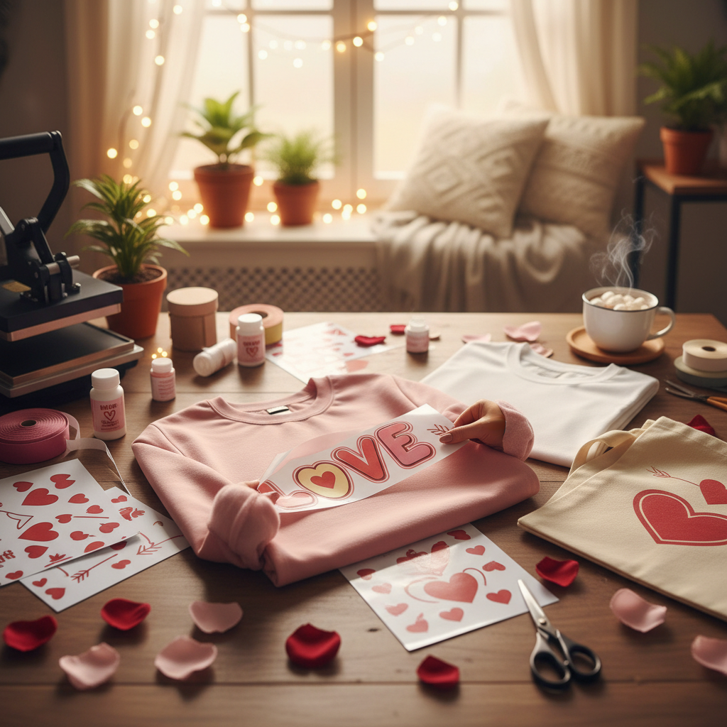 Create Custom Valentine’s Apparel with Easy DTF Transfers