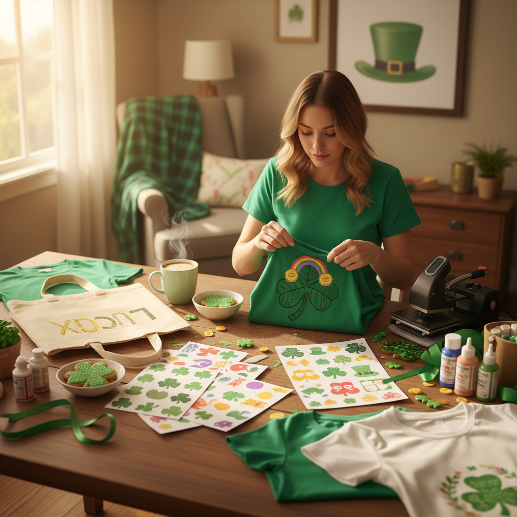 Get Lucky: DIY St. Patrick's Day Style with DTF Transfers