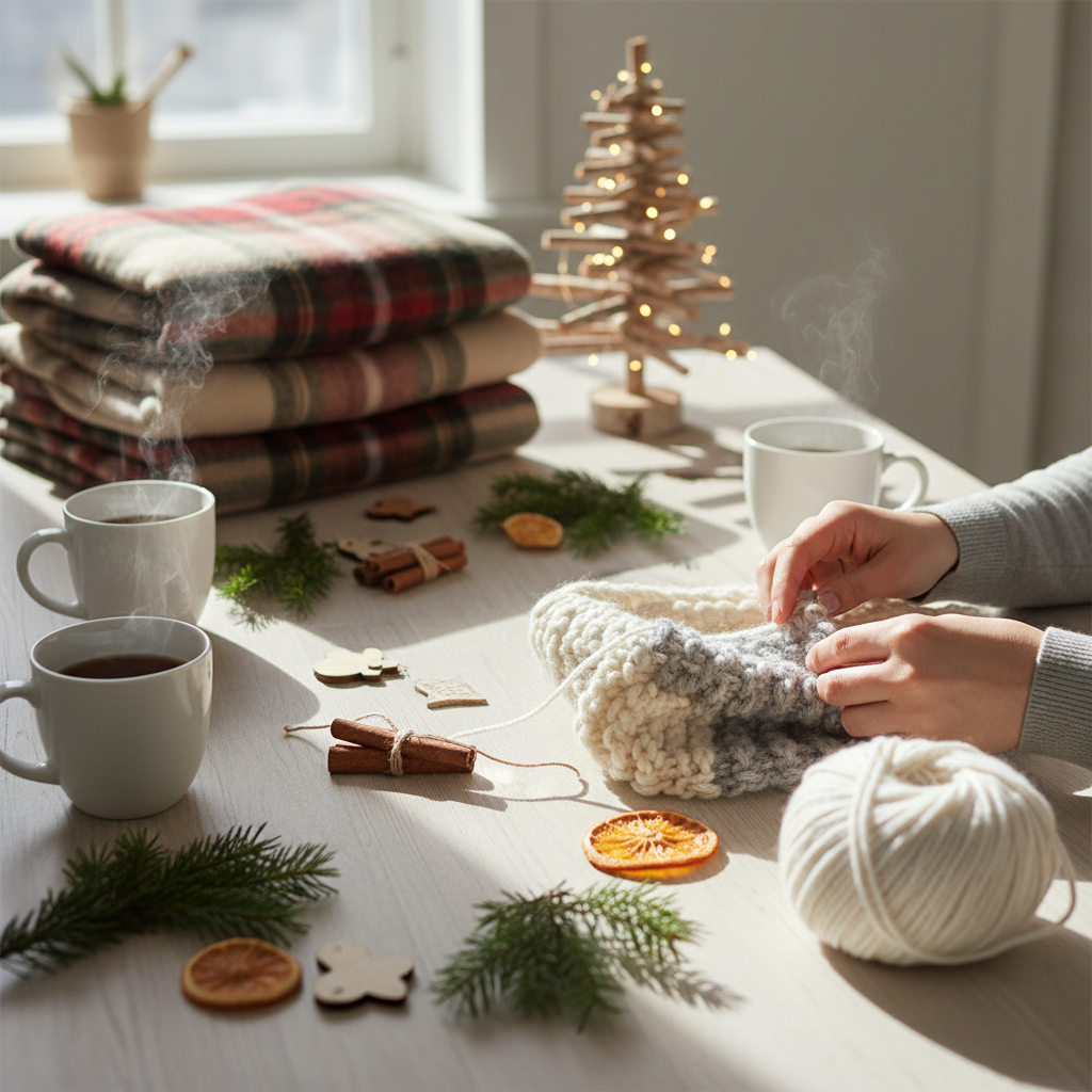 Cozy & Simple: Scandinavian Minimalist Christmas DIY Guide