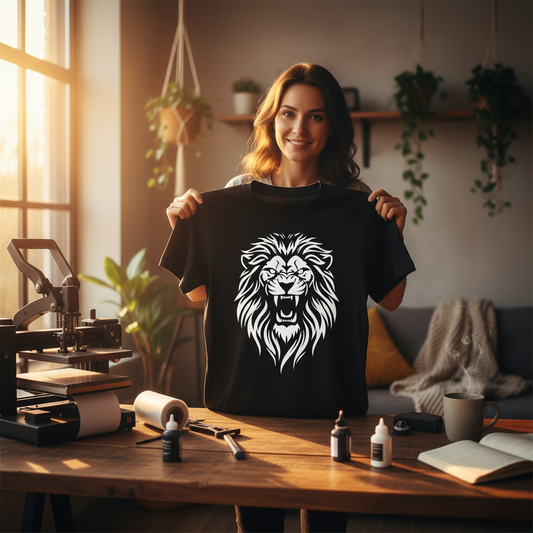 The Beauty of High-Contrast Monochrome DTF Designs
