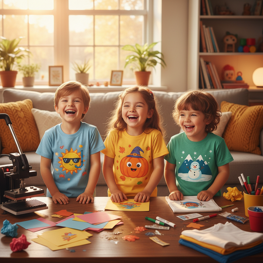 Funny & Cute DIY Kids Shirts: DTF Transfers for Every Season