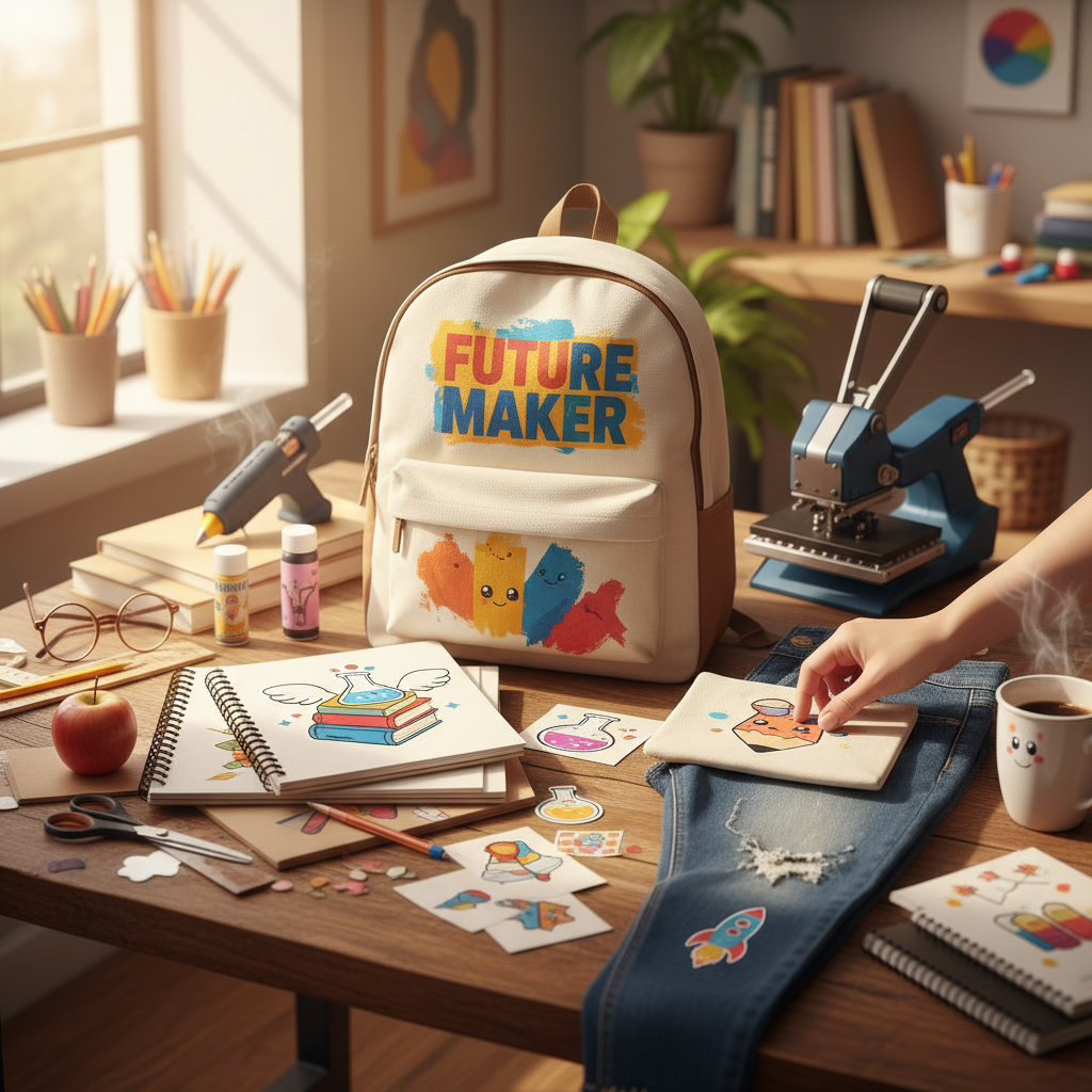 Creative DIY Back to School Trends with DTF Transfers