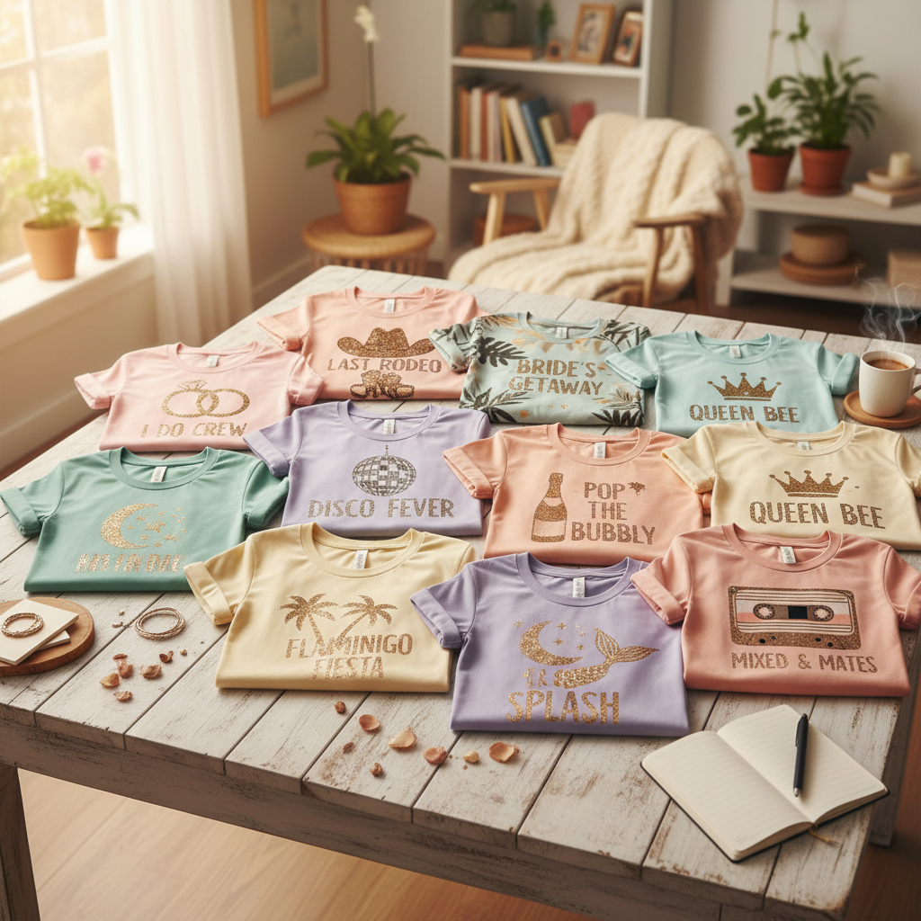 10 Unique Bachelorette Party Shirt Themes (Ready to Press)